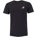 Camiseta Masculina ASICS Manga Curta Jacquard Antiodor Cava Tradicional - Foto 1
