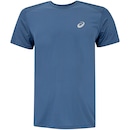 Camiseta Masculina ASICS Manga Curta Jacquard Antiodor Cava Tradicional - Foto 6