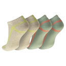 Kit 2 Pares de Meias Cano Baixo Linhas Tamanho 34-38 Oxer Adulto - Foto 2