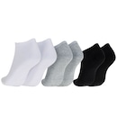 Kit 3 Pares de Meias Atoalhadas Cano Baixo Tamanho 34-38 Casual Oxer Adulto - Foto 2