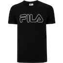 Camiseta Masculina Fila Manga Curta Letter Outline - Foto 1