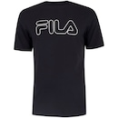 Camiseta Masculina Fila Manga Curta Letter Outline - Foto 1