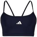 Top Fitness sem Bojo adidas Baixa Sustentação Latin Fit Solid Adulto - Foto 2