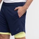 Bermuda Masculina ASICS Dupla Malha Racket - Foto 5