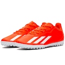 Chuteira Society adidas X Crazyfast 4 Club Júnior - Foto 2