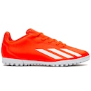 Chuteira Society adidas X Crazyfast 4 Club Júnior - Foto 1