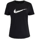 Camiseta Feminina Nike Manga Curta One Swsh Hbr SS - Foto 1