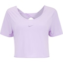 Camiseta Feminina Nike Manga Curta One Classic Dri-Fit TWST - Foto 1