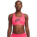 Top Fitness com Bojo Nike Média Sustentação Swoosh Futura BRA Adulto - Foto 1
