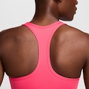 Top Fitness com Bojo Nike Média Sustentação Swoosh Futura BRA Adulto - Foto 5