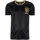 Camiseta Seleção do Brasil CBF Masculina Jacquard - Foto 1
