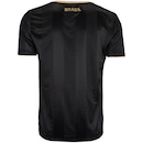 Camiseta Seleção do Brasil CBF Masculina Jacquard - Foto 2