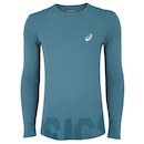 Camiseta Masculina ASICS Manga Longa Leve com Proteção UV - Foto 1