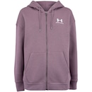 Jaqueta Feminina Under Armour com Capuz Essential Fleece - Foto 1