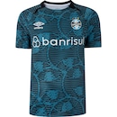 Camisa Pré-Jogo do Grêmio 24 Umbro Masculina - Foto 1