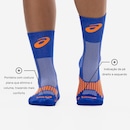 Meia De Corrida Rally Crew 5k Cano Alto Tamanho 34-38 ASICS Adulto - Foto 2