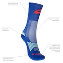 Meia Rally Crew 21k Cano Alto Tamanho 34-38 ASICS Adulto - Foto 2