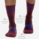 Meia Rally Crew 21k Cano Alto Tamanho 39-44 ASICS Adulto - Foto 2