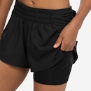 Short Feminino Oxer Duplo Vivos com Bermuda Interna e Bolsos - Foto 7