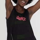 Camiseta Regata Feminina Fit Dance Transpassada - Foto 3