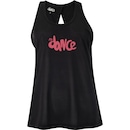 Camiseta Regata Feminina Fit Dance Transpassada - Foto 1