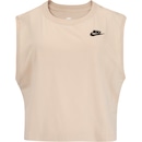 Blusa Cropped Feminina Nike Club SL Tee - Foto 1