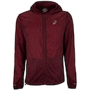 Jaqueta Corta-Vento Masculina ASICS Repelente à Água com Capuz Origami Ultraleve - Foto 1