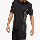 Camiseta Masculina Oxer Manga Curta Recorte com Vivo - Foto 5