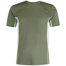 Camiseta Masculina Oxer Manga Curta Recorte com Vivo - Foto 1