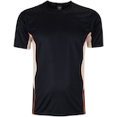 Camiseta Masculina Oxer Manga Curta Recorte com Vivo - Foto 1