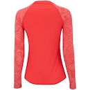 Camiseta de Natação Feminina Oxer Manga Longa Estampada Proteção UV 50+ - Foto 2