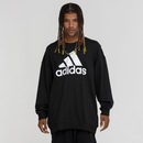 Blusão adidas sem Capuz Moletom Big Logo - Foto 3