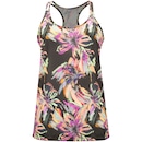 Camiseta Regata Feminina Oxer Alça Fina Floral Maxi II - Foto 1