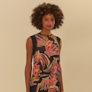 Blusa Cropped Feminina Farm Banana Artsy com Tela Respirável - Foto 1