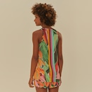 Camiseta Regata Feminina Farm Dry Fit Folhagem de Banana - Foto 2