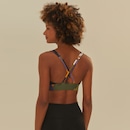 Top Farm sem Bojo Alças Cruzada Voô Doca Baixa Sustentação Adulto - Foto 2