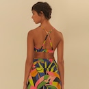 Top Fitness sem Bojo Farm Floresta Leopardo Baixa Sustentação Adulto - Foto 2