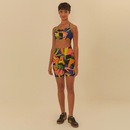 Top Fitness sem Bojo Farm Floresta Leopardo Baixa Sustentação Adulto - Foto 3