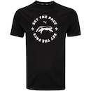 Camiseta Masculina Puma Manga Curta Graphic Run Slogan - Foto 5
