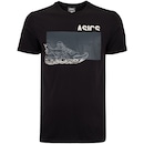 Camiseta Masculina ASICS Manga Curta Malha Est Sneaker - Foto 5