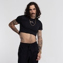 Blusa Cropped Jordan Nike Manga Curta Graphics Slim - Foto 2