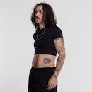 Blusa Cropped Jordan Nike Manga Curta Graphics Slim - Foto 3