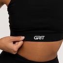 Top Fitness com Bojo Removível Authen Alta Sustentação Grit Bossa Nadador Reto com Bolso Ajustável Adulto - Foto 3
