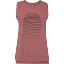 Camiseta Regata Feminina Oxer Alongada Estampada - Foto 1