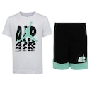 Conjunto Jordan Nike Infantil Camiseta + Bermuda Galaxy FT - Foto 1