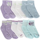 Kit de Meias Nike Ankle Quarter com 6 Pares Infantil - Foto 1