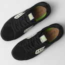 Tênis Cariuma Catiba Pro Low All Black Suede And Canvas Ivory Logo - Foto 4