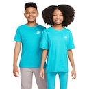 Camiseta Juvenil Nike Manga Curta Sportswear Embroidered Future - Foto 1