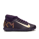 Chuteira Society Infantil Nike Mercurial Superfly 10 Club Mbappé - Foto 1
