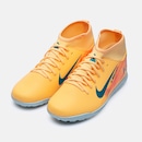 Chuteira Society Nike Mercurial Superfly 10 Club KM Júnior - Foto 4